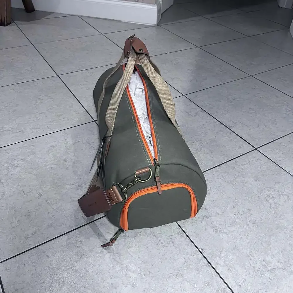 Boarding Pass Voyager Waxed Canvas Duffel Olive BPB1080